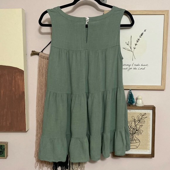 ☽ Blue-Green Top - Picture 2 of 4